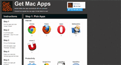 Desktop Screenshot of getmacapps.com